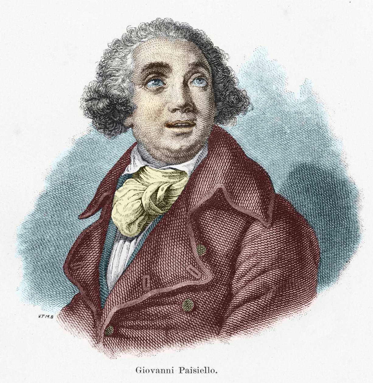 Giovanni Paisiello (eller Nazioniello) (1740-1816), italiensk kompositör. av Unknown artist