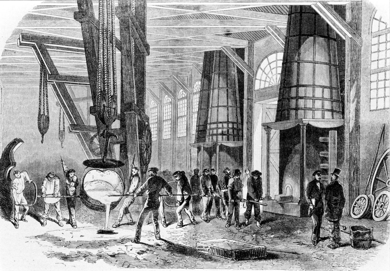 Grenelle gjuteri 1885. av Unknown artist