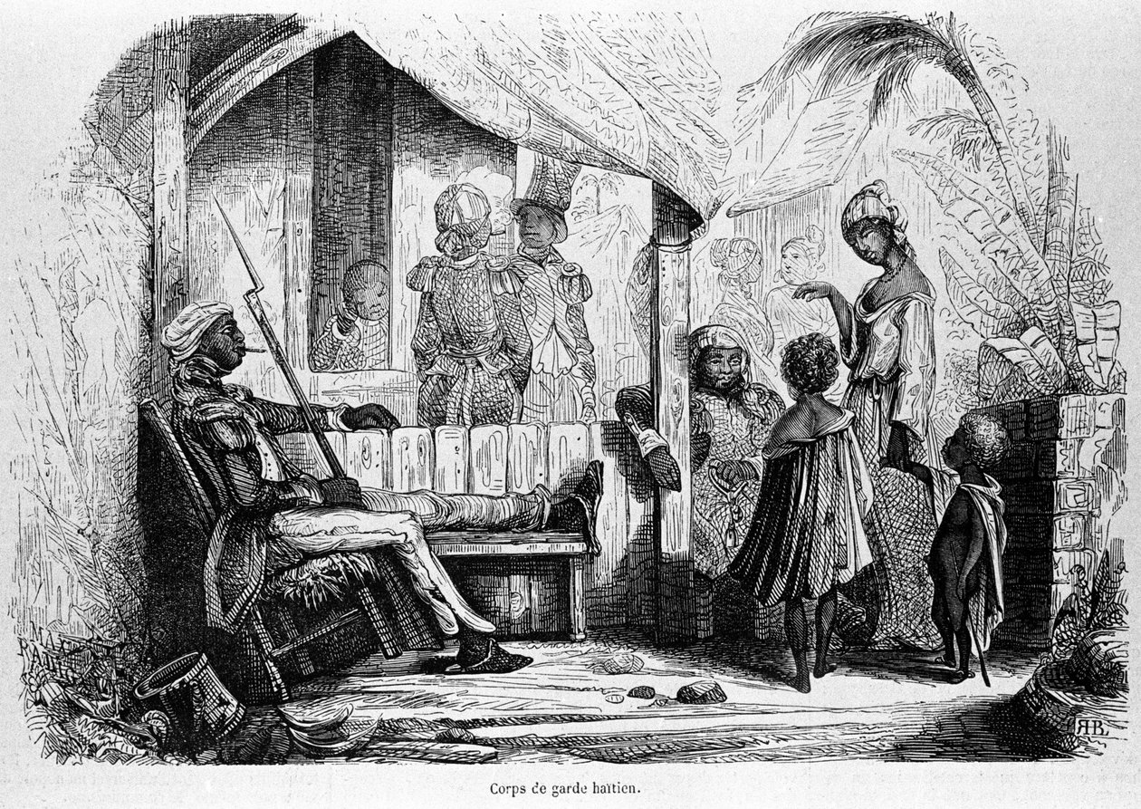 Haitiska revolutionen (1791-1803): Revolutionsgardet. av Unknown artist