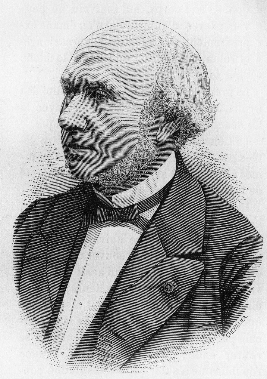 Henri Wallon (1812 - 1904), fransk historiker och politiker. av Unknown artist