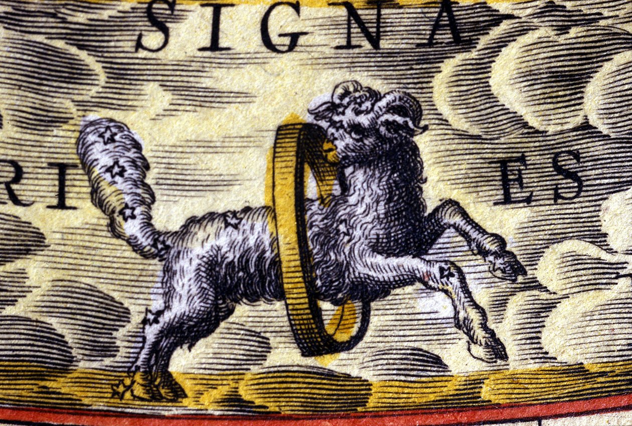 Horoskop: zodiakens tecken, Väduren. av Unknown artist