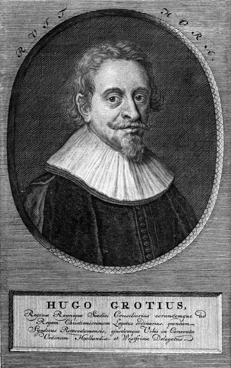 Hugo Grotius (1583-1645) (Huig de Groot), holländsk advokat och diplomat. av Unknown artist