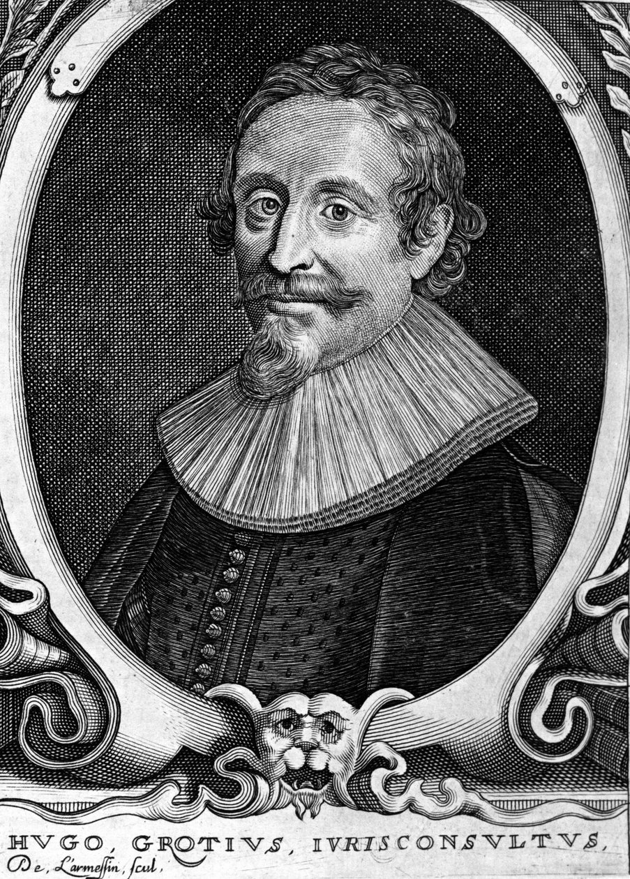 Hugo Grotius (1583-1645) (Huig de Groot), holländsk advokat och diplomat. av Unknown artist