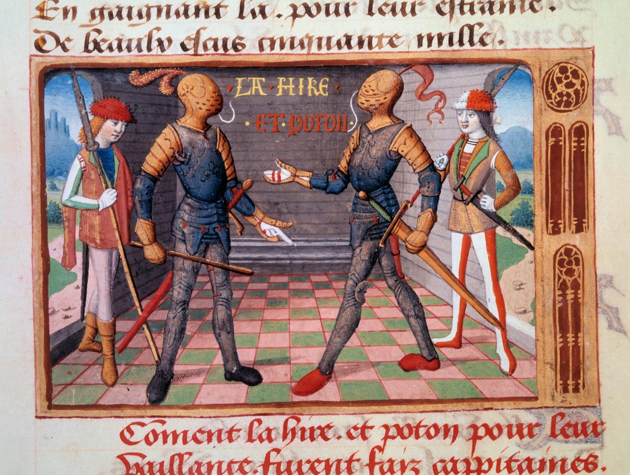 Hundraåriga krig: ”Etienne de Vignoles eller Vignolles dit La Hire (Lahire) (1390-1443) och Jean Poton, herre över Xaintrailles (eller Saintrailles) (v. 1400 till 1461), följeslagare till Jeanne d