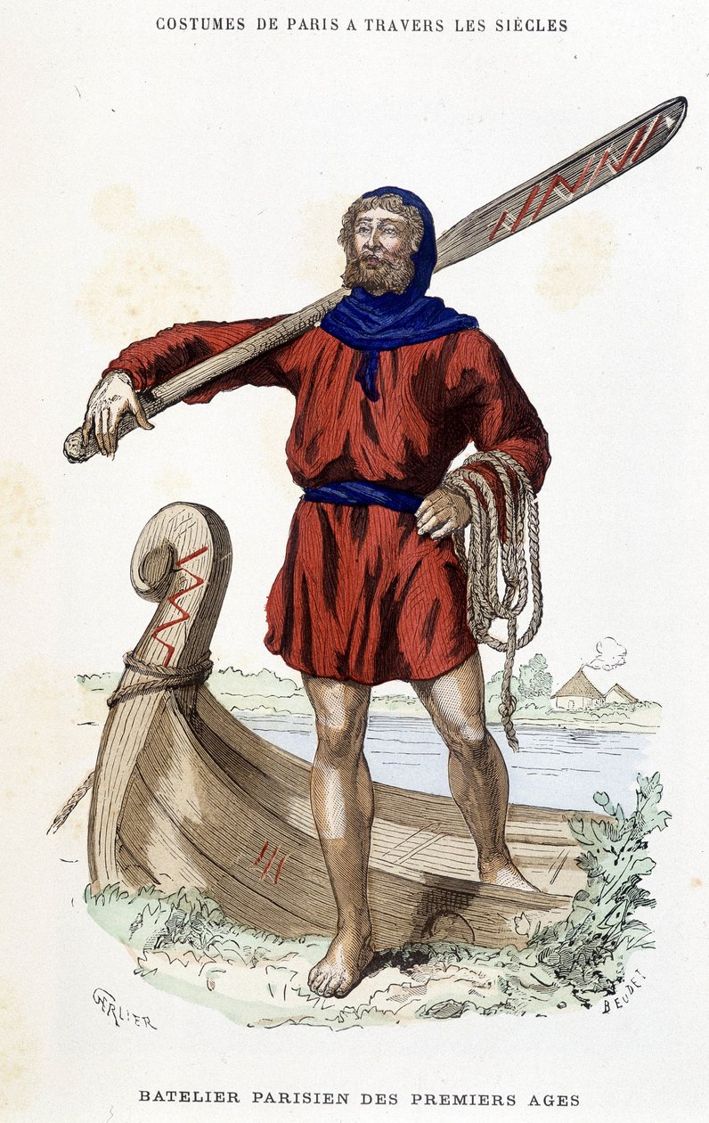 I Paris genom århundradena av Knee-Lac av Unknown artist