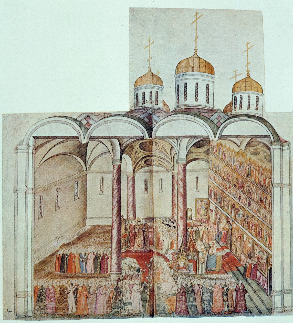 Induktion av Michael III, tsar av Ryssland (Mikhael Romanov av Unknown artist