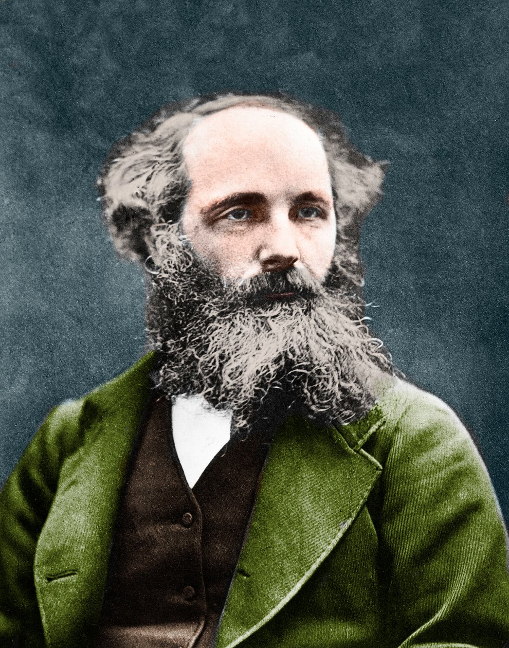 JAMES CLERK MAXWELL (1831-1879). skotsk fysiker. omkring 1875. av Unknown artist