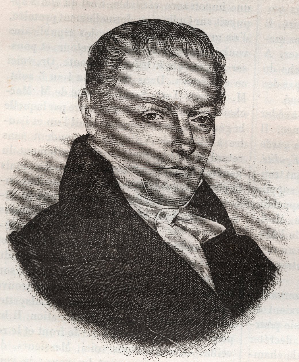 Jacques Francois Nicolas Bavoux 1774-1848 magistrat och politiker - av Unknown artist