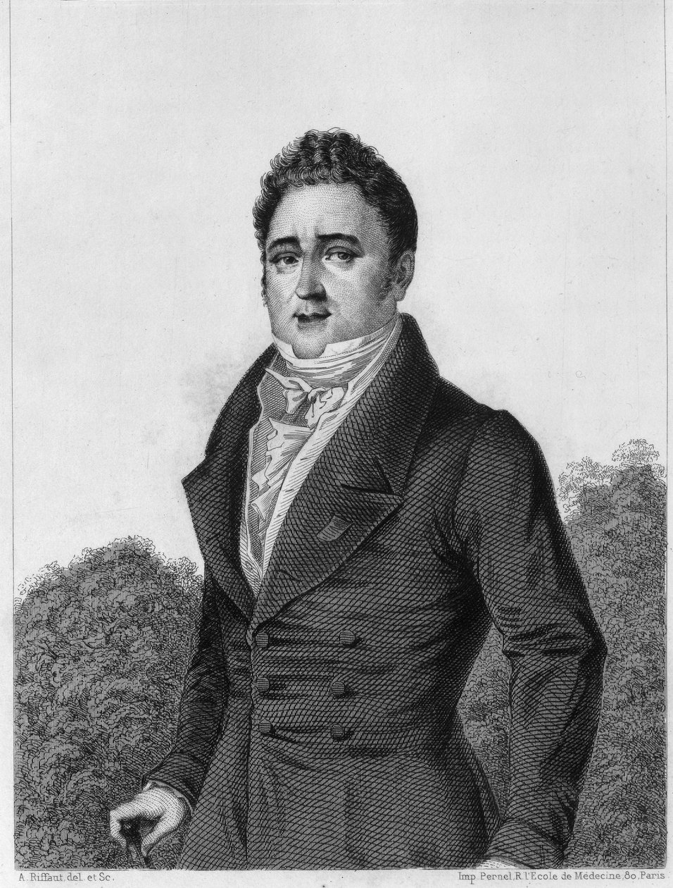 Jacques Lafitte (1767-1844), fransk bankir och politiker - gravyr i "Historien om Louis Philippes politiska och privata liv" av Unknown artist