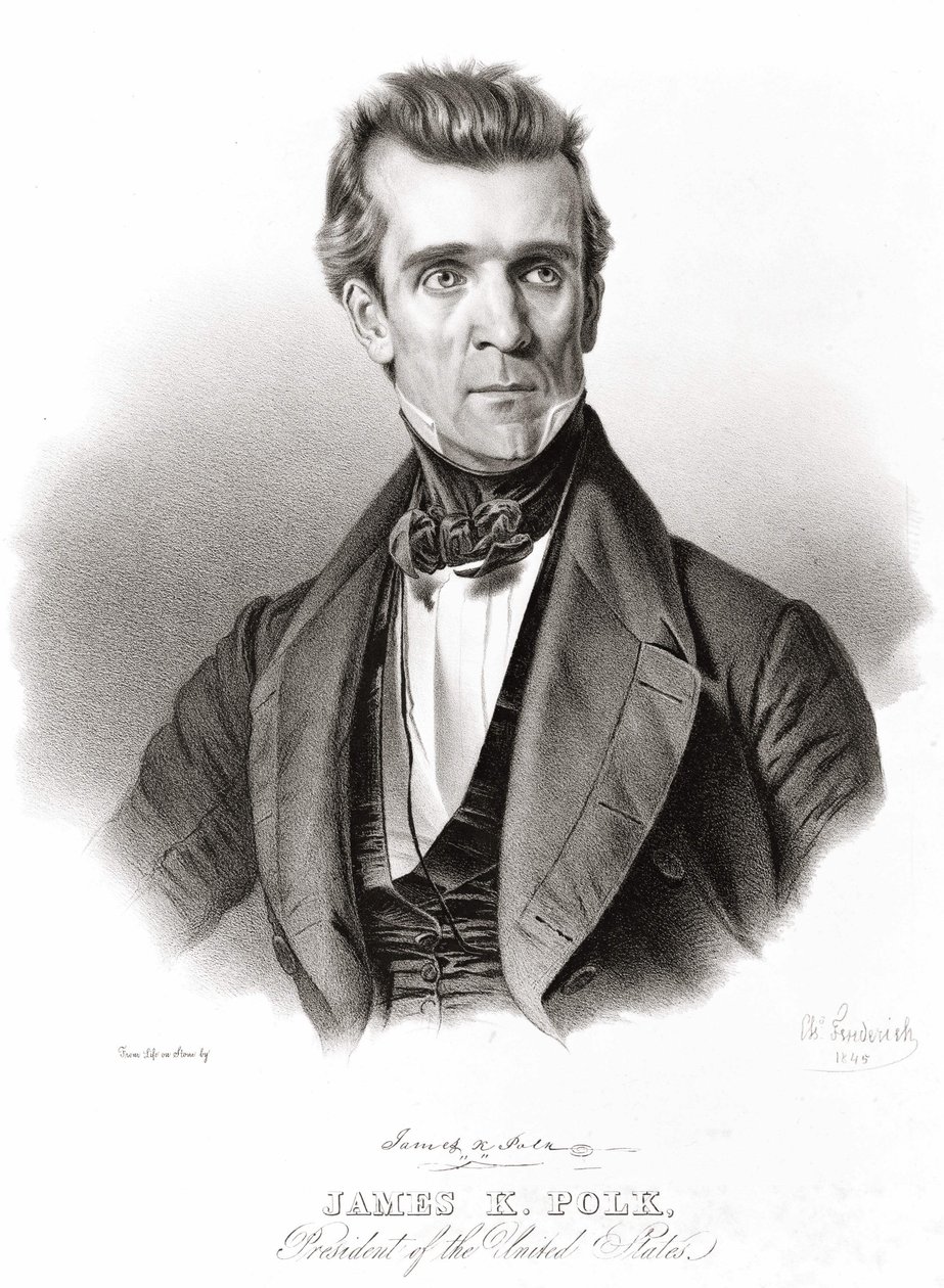 James K. Polk, USA:s president av Unknown artist