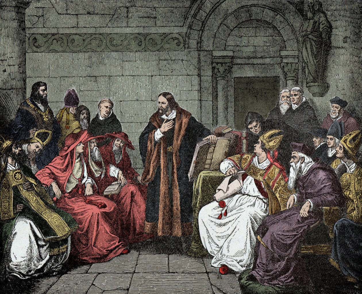 Jan Hus (eller Jean Huss av Unknown artist