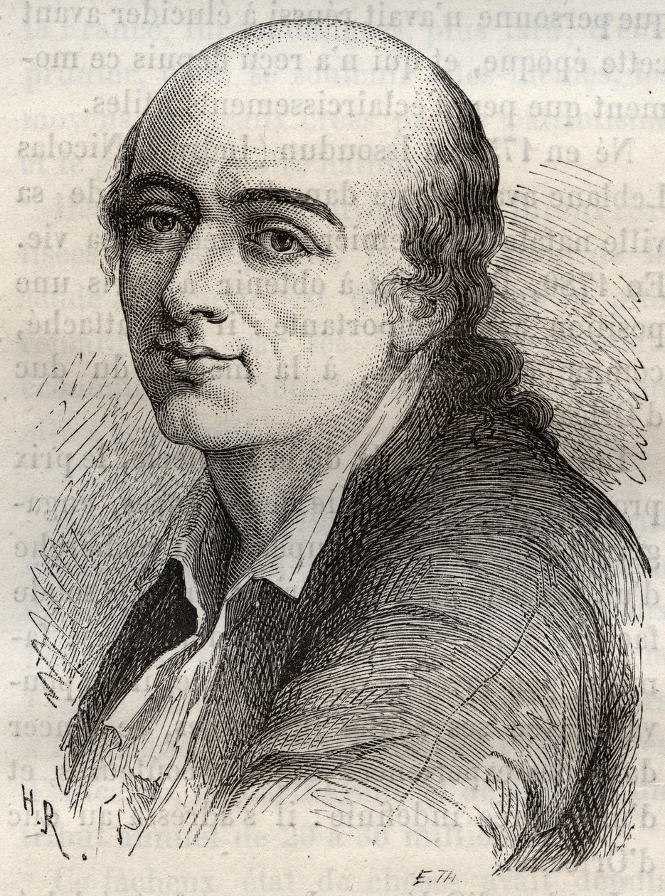 Jean-Claude Delametherie (Jean Claude la metherie) (1743-1817) fransk naturforskare, mineralog och paleontolg. av Unknown artist