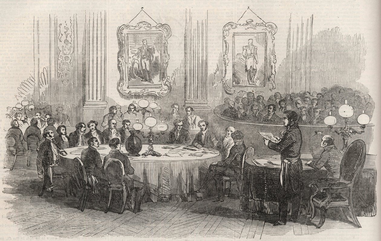 Jean-Jacques (Jean Jacques) Berger (1790-1859) PREFEKTEN AV SEINE, PROKAMERA RÖSTERNA PÅ IMPERIERET TILL BORGMÄSTARNA I ARRONDISSENSES, PARIS av Unknown artist