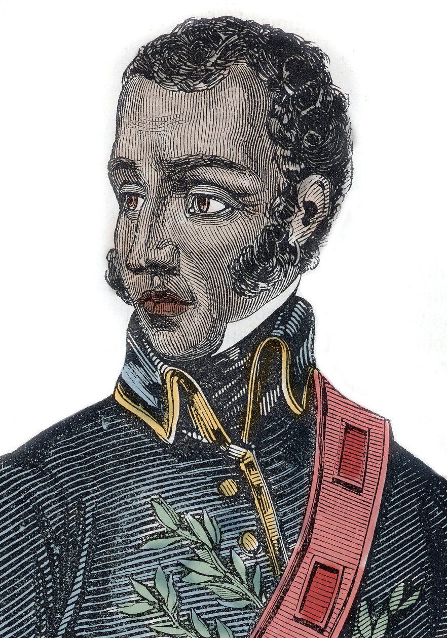 Jean-Pierre Boyer, Haitis president från 1818 till 1843 - Jean Pierre Boyer (1776-1850) Haitiansk politiker - av Unknown artist