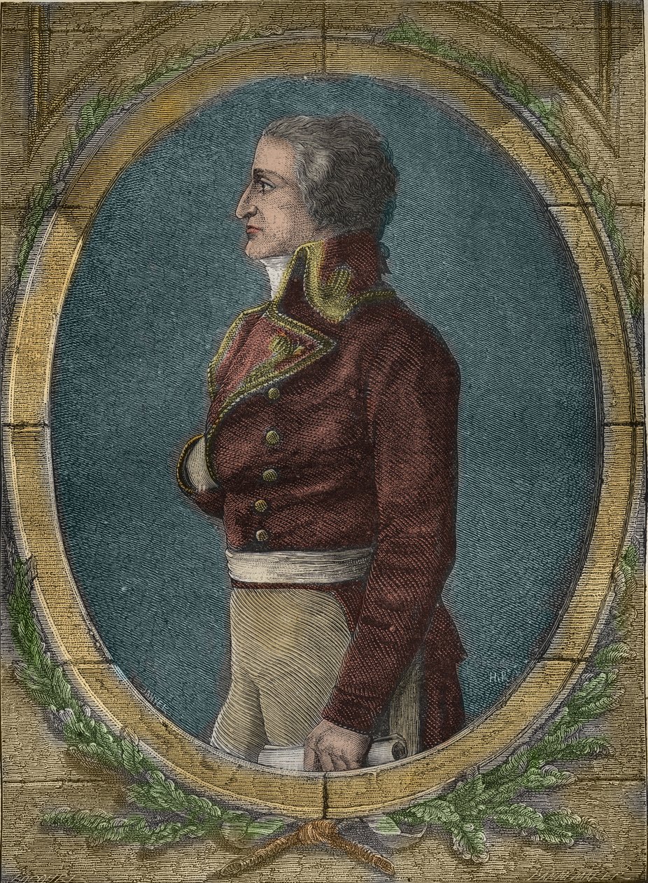 Jean Jacques Regis (Jean-Jacques-Regis) de Cambaceres (1753-1824)) Fransk politiker - Porträtt av Jean-Jacques Regis de Cambaceres av Unknown artist
