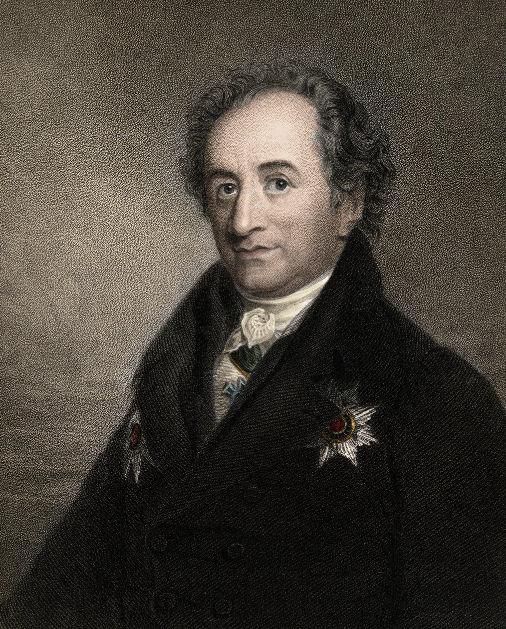 Johann Wolfgang av Goethe 1749-1832 - gravyr - 1800-talet av Unknown artist