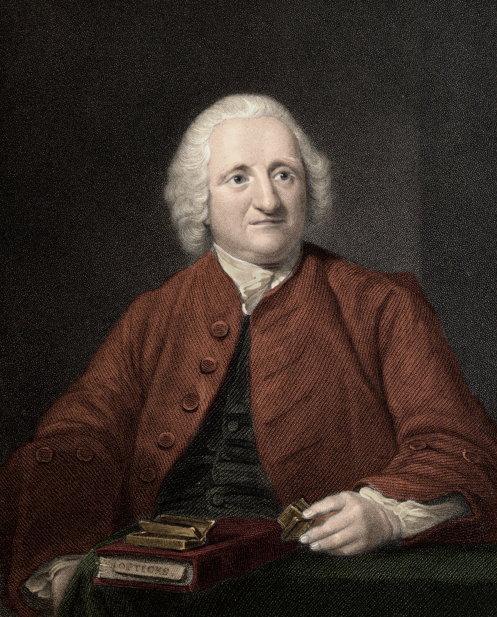 John Dollond 1706 - 1761 - gravyr - 1800-talet av Unknown artist