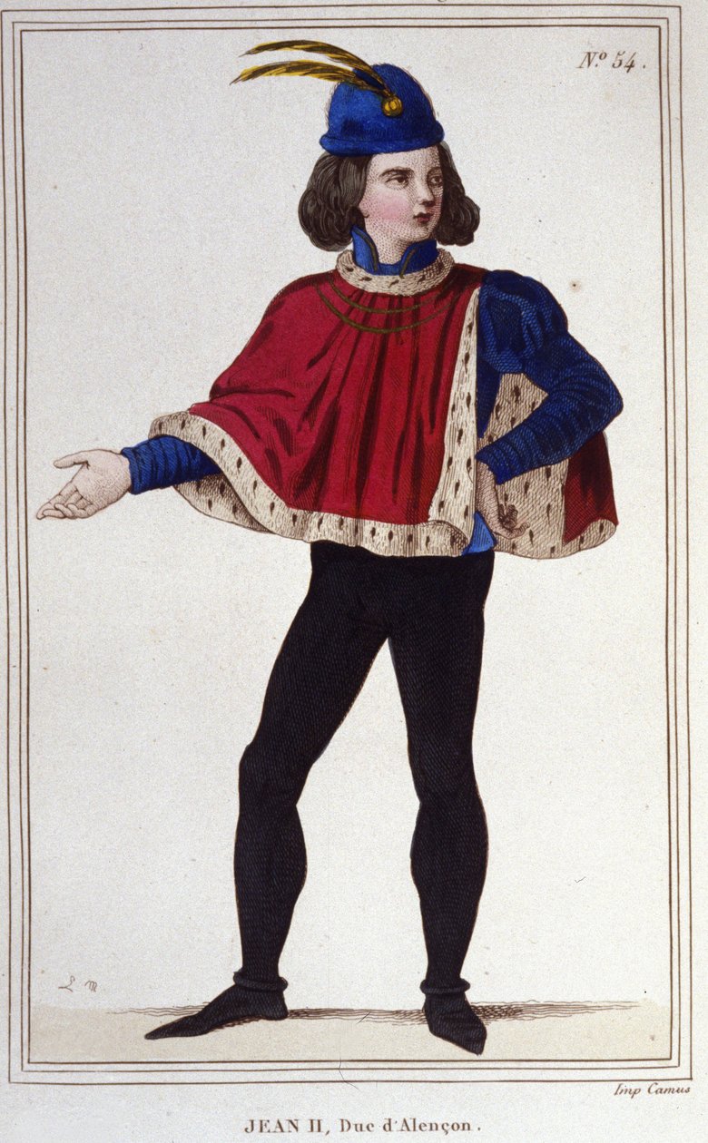 Johannes II av Valois, hertig av Alençon (1409-1476). Beordra den kungliga armén tillsammans med Jeanne d
