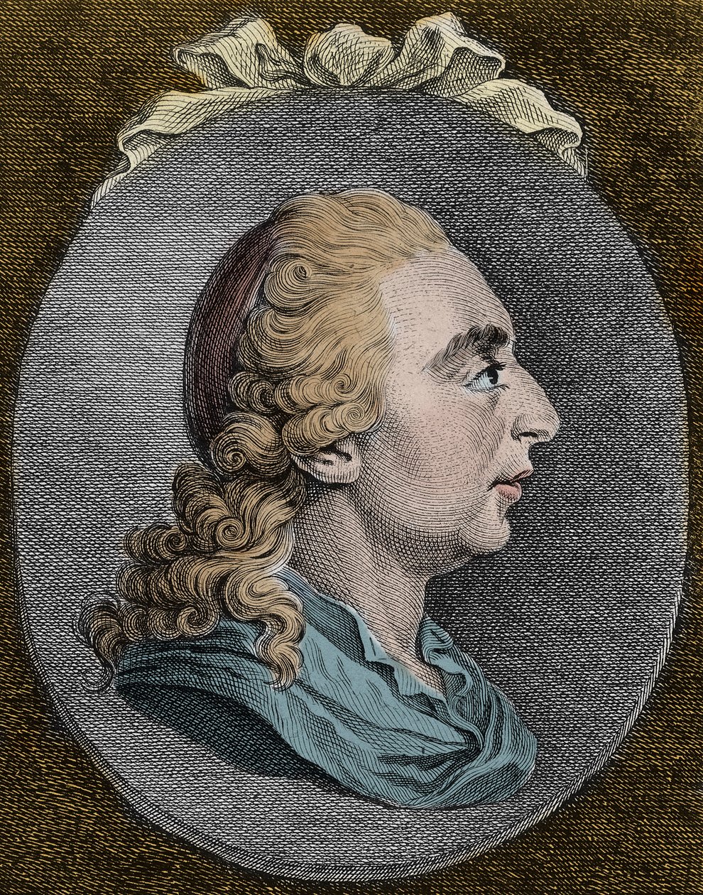Joseph Freiherr von Sonnenfels (1732-1817) österrikisk och tysk jurist och romanförfattargravyr - Joseph von Sonnenfels österrikisk jurist och författare av Unknown artist