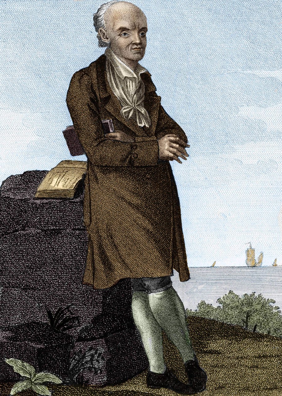 Joseph Jerome Lefrancois de Lalande, fransk astronom (1732-1807). av Unknown artist