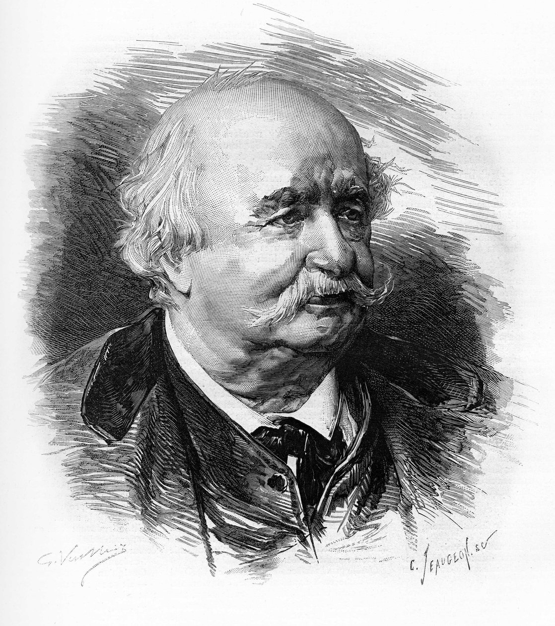 Jules Sandeau (1811-1883), fransk författare, romanförfattare och dramatiker. av Unknown artist