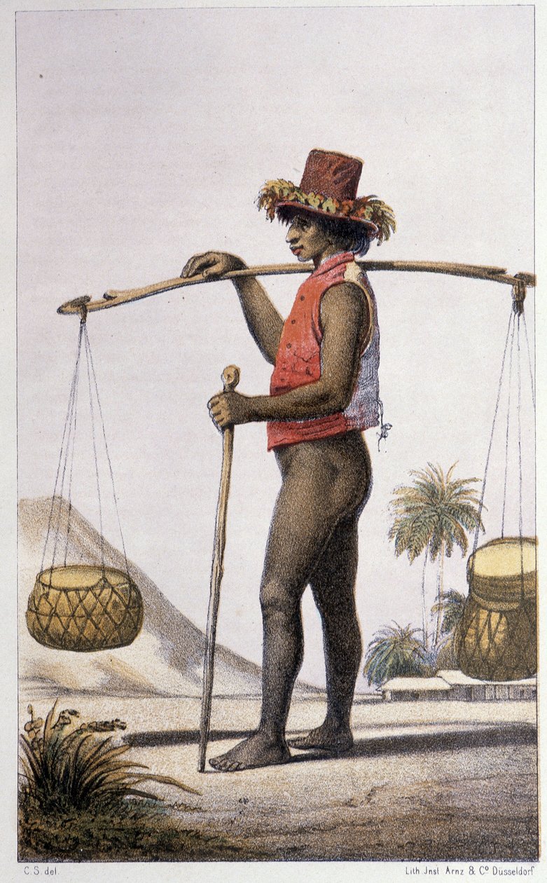 Kanak, Honolulu - in “” First swedish circumnavigation”” by Skogman Carl Johan Alfred, ed. Stockhlom, Adolf Bonnier av Unknown artist