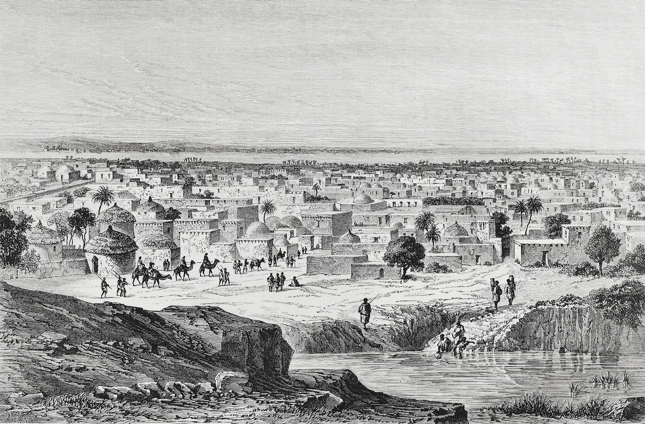 Kano stad, Nigeria av Unknown artist