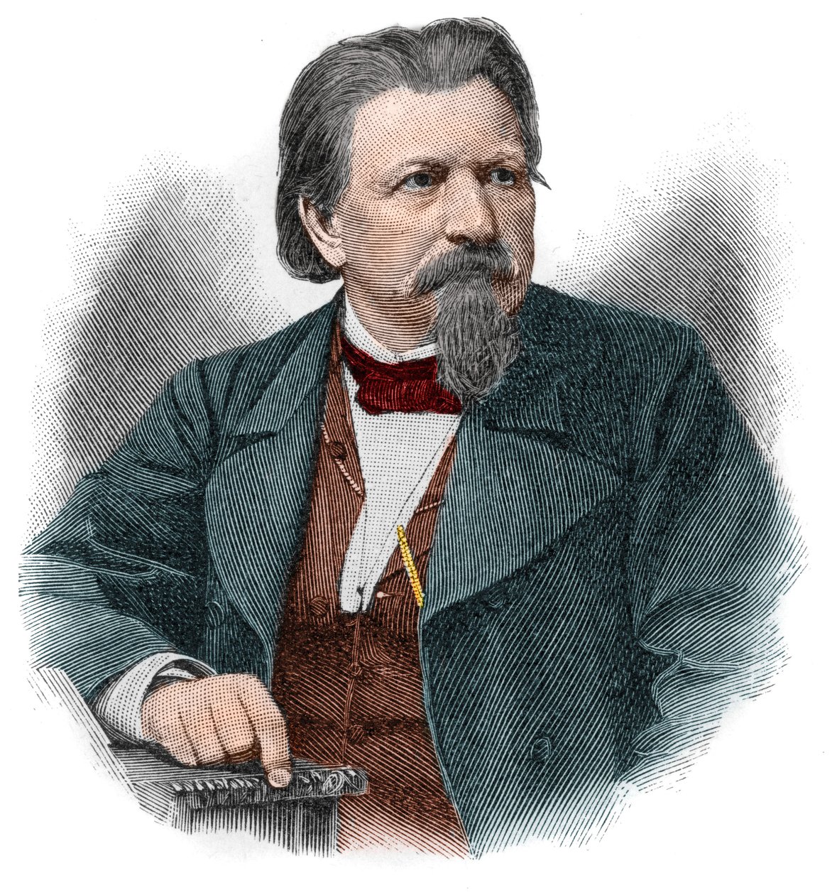 Karl Ferdinand Gutzkow (1811-1878), tysk författare, dramatiker och journalist. av Unknown artist