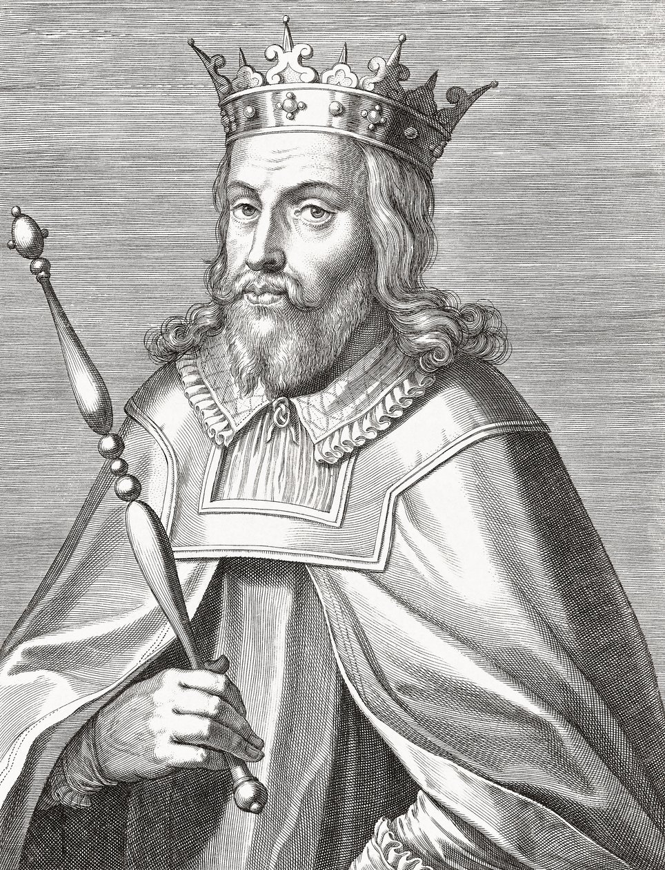 Kung Duarte I av Portugal. Edward I. Porträtt. av Unknown artist