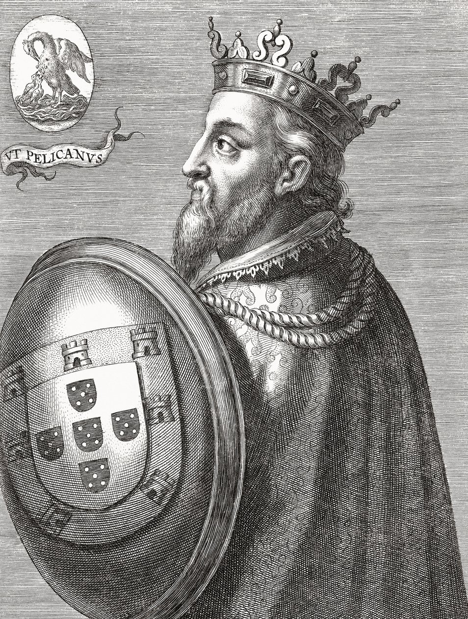 kung Johannes II av Portugal. João II. Porträtt. av Unknown artist