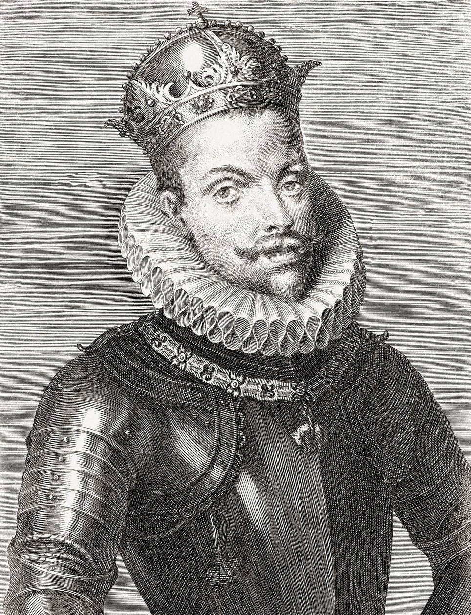 Kung Filip III av Spanien och som Filip II, kung av Portugal. Porträtt. av Unknown artist