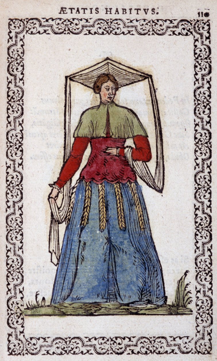 La Nictorienne - i "" Habits et effigies"" av Jean Sulperius av Unknown artist