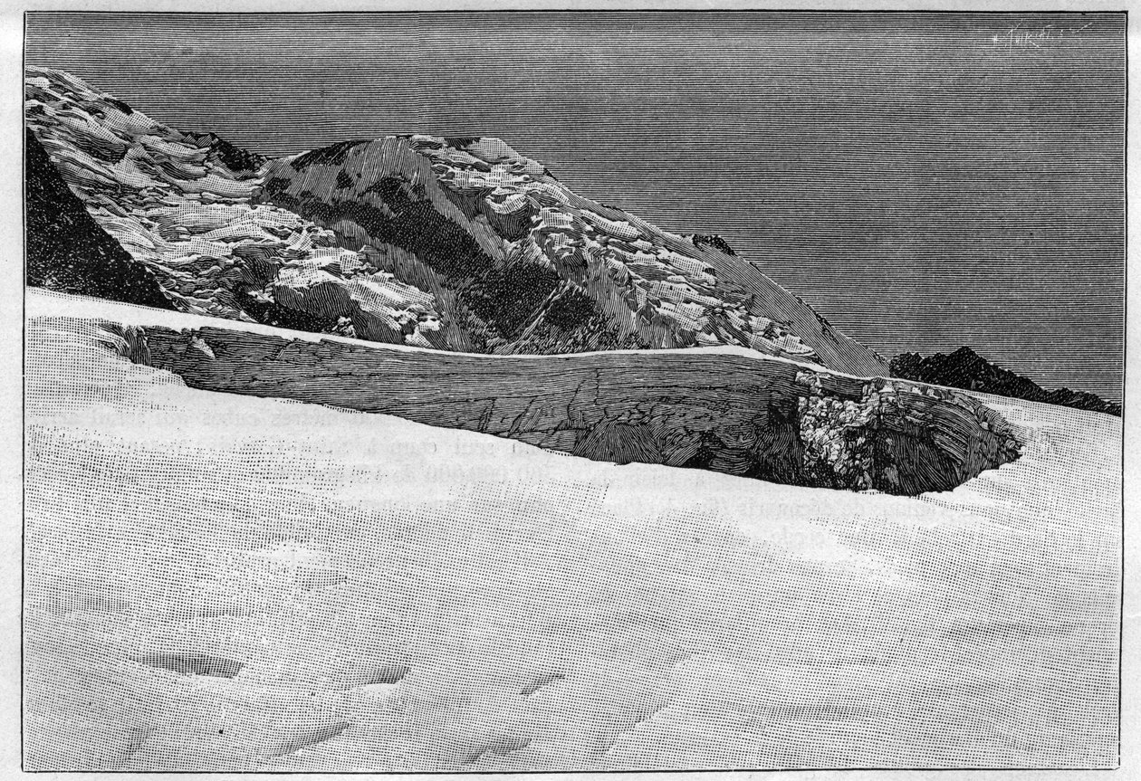 Saint-Gervais-katastrofen (Saint Gervais) eller Tete Rousse-glaciärkatastrofen (departementet Haute-Savoie) (12-13 juli 1892) - Cirque d