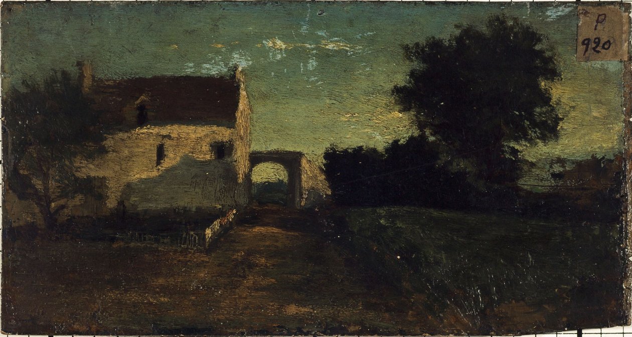 La porte de Clamart (), cirka 1850, mellan 1845 och 1855 (olja på trä) av Unknown artist
