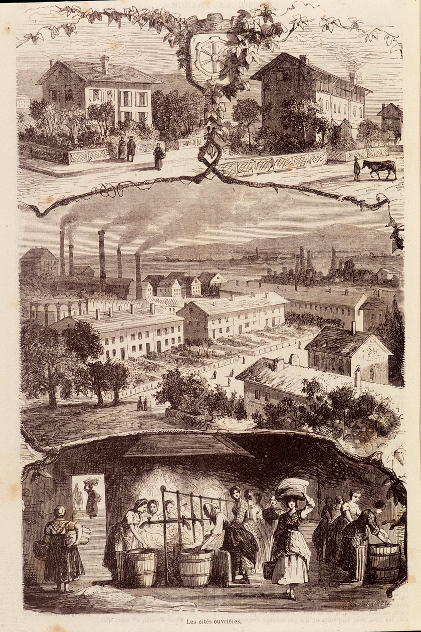 Labour citerar i Frankrike på 1800-talet. av Unknown artist
