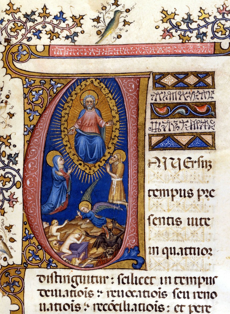 Sista domen. 1400-talsmanuskript. Milano, Biblioteca Nazionale Braidense. av Unknown artist