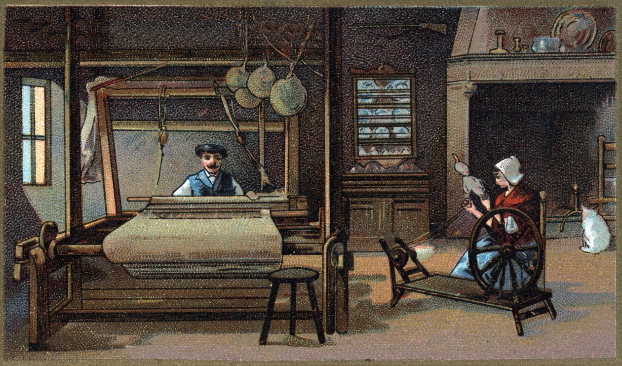 Sen 1800-tals kromolitografi av Unknown artist