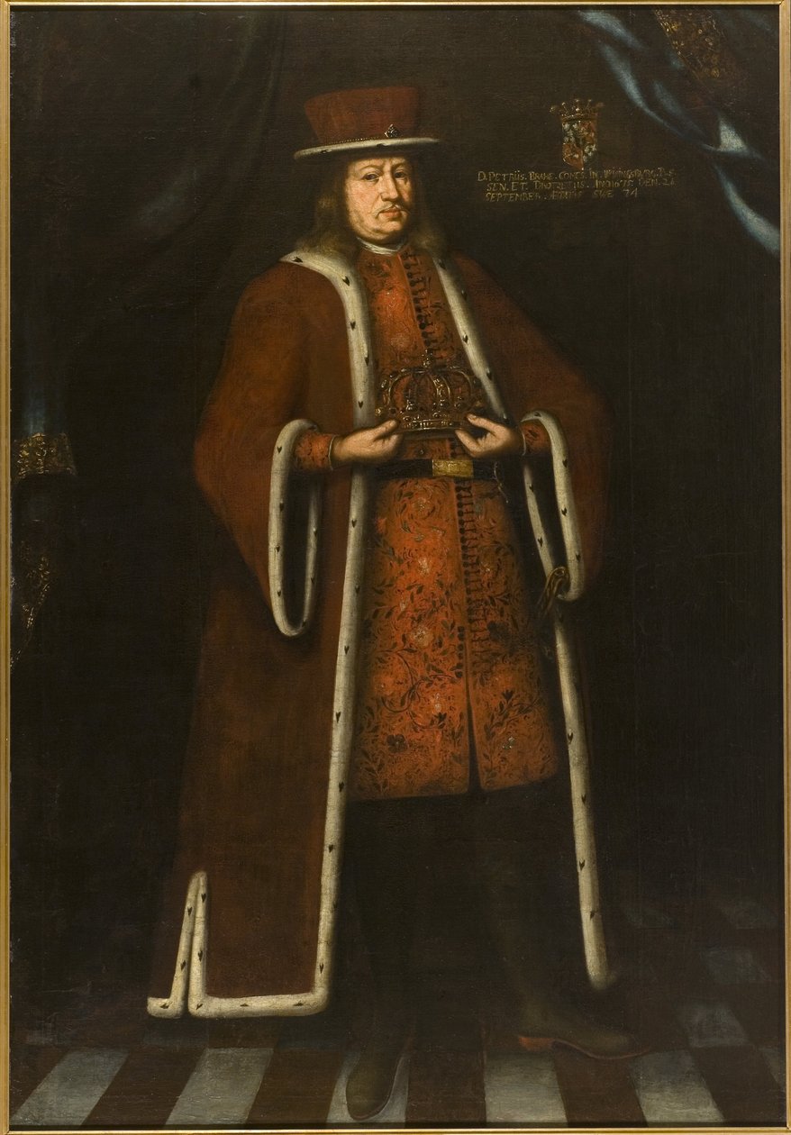Greve Per (Pierre) Brahe, kallad den yngre, Porträtt av greve Per Brahe den yngre (1602-1680), Anonym . olja på duk av Unknown artist