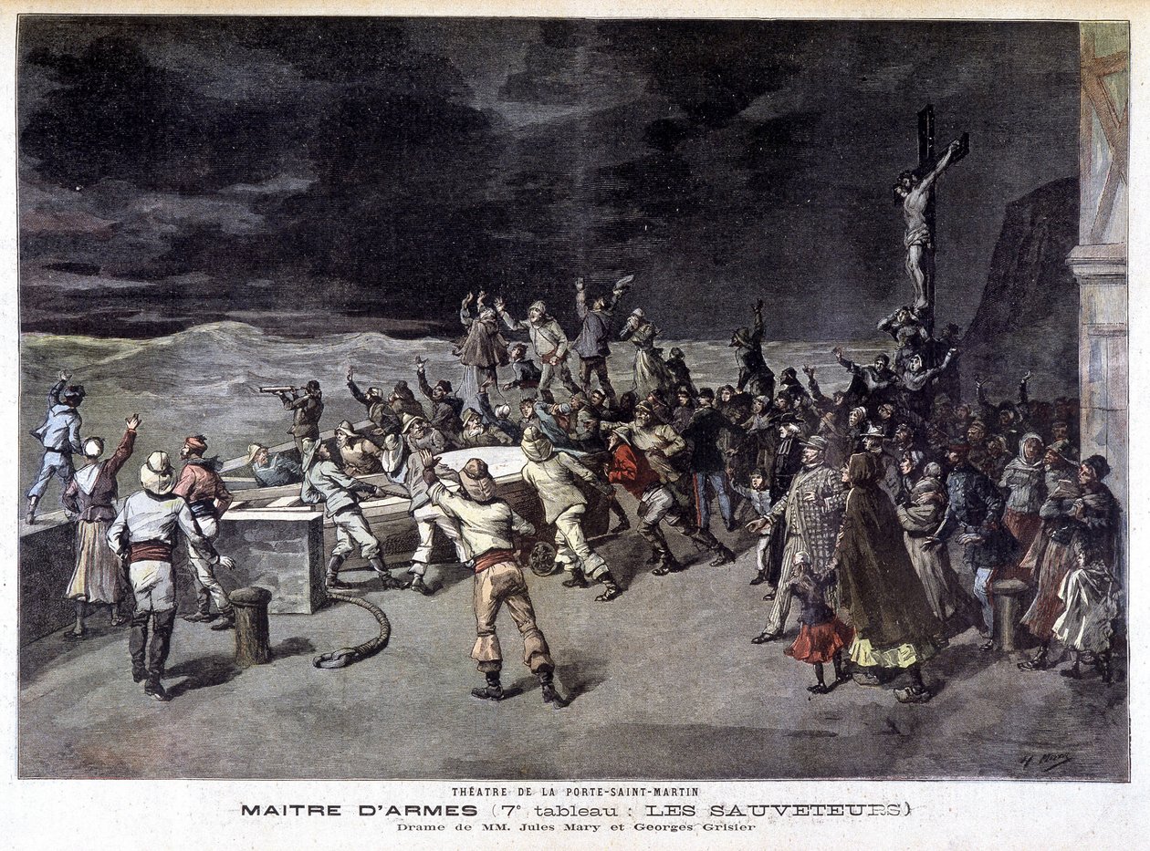 Les rescueurs: 7:e målningen av pjäsen "" Maître d