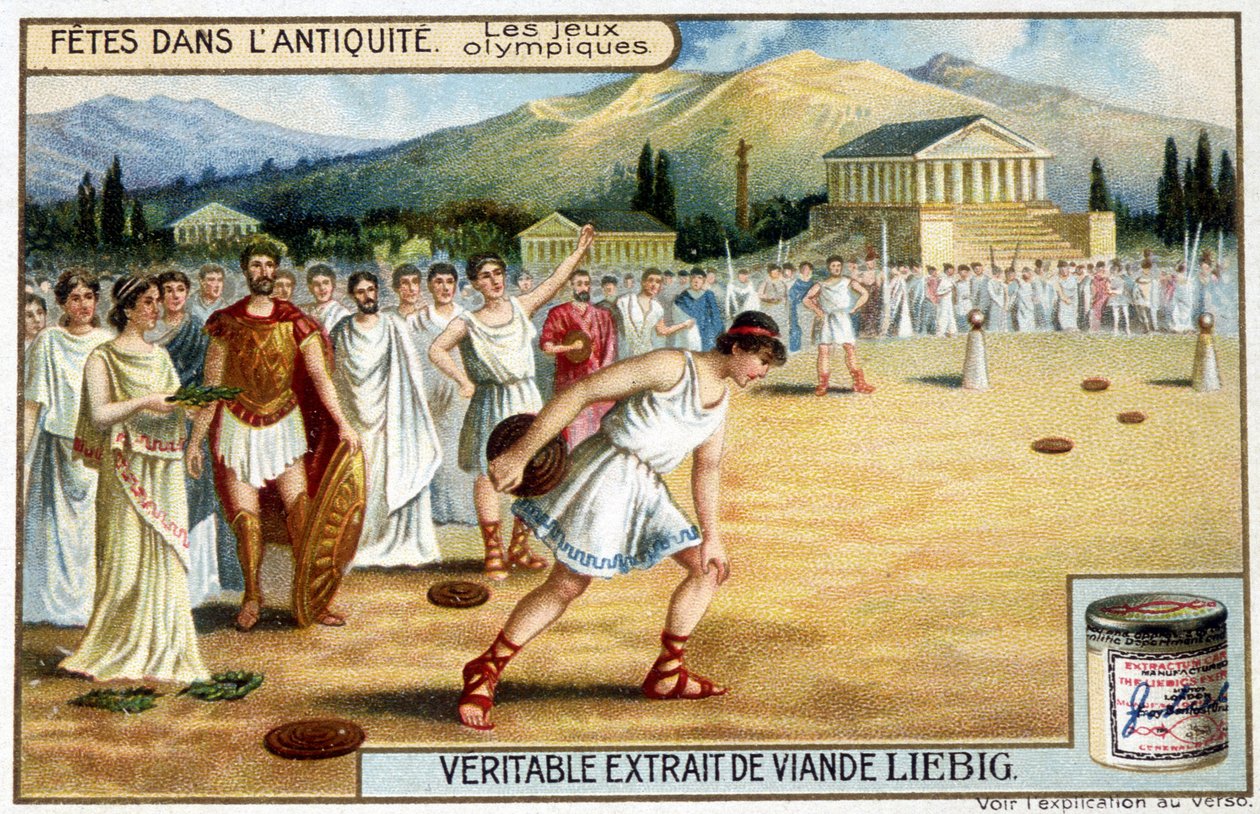 Liebig-kromolitografi från slutet av 1800-talet. av Unknown artist