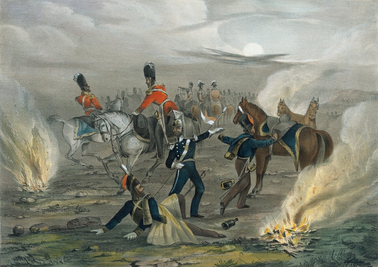?Livet i lägret före Sebastopol. Nr 4 Midnattslarmet?, 1854 ca av Unknown