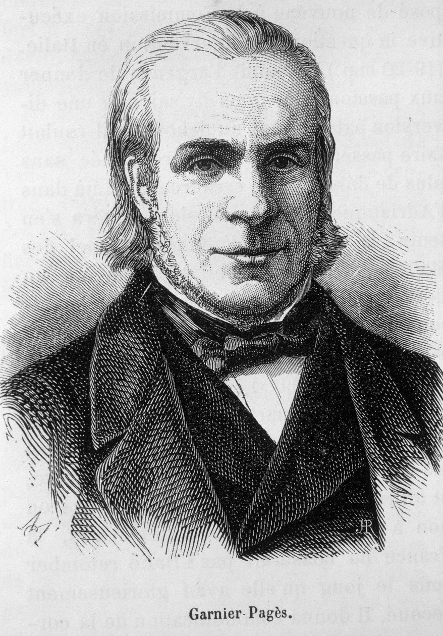 Louis Antoine Garnier Pagès (Garnier-Pages) (1803-1878), fransk politiker. - gravyr av Unknown artist