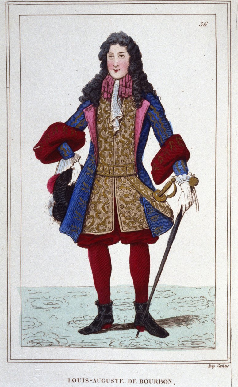 Louis Auguste de Bourbon, hertig av Maine (1670-1736). fransk prins. av Unknown artist