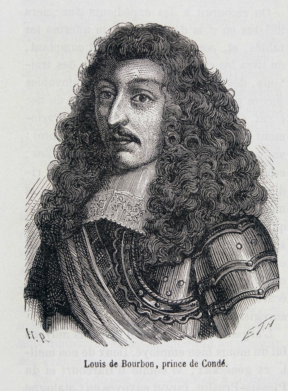 Ludvig II av Bourbon, Prins av Conde (Bourbon-Conde), känd som Le Grand Conde (1621-1686). av Unknown artist