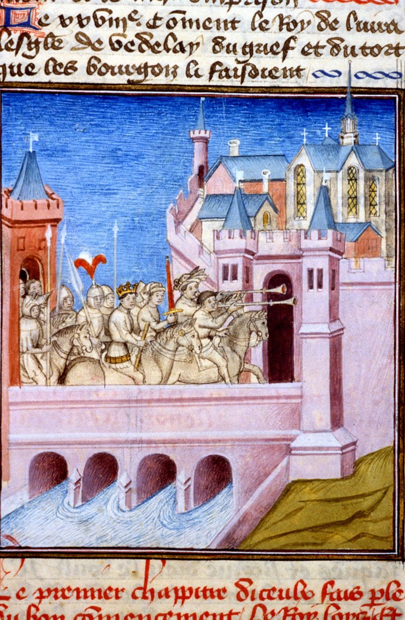 Louis VII, 512, 214r: Ansökan om auktorisation till Toulouse kommunala bibliotek (tel: 05 62 27 66 66) av Unknown artist