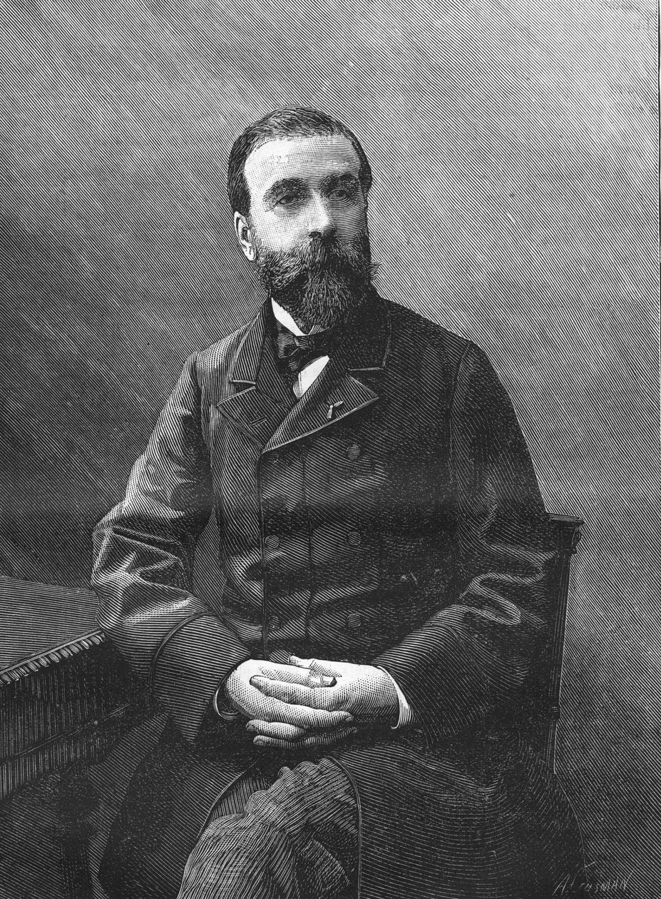 Ludovic Halévy. fransk författare 1834-1908 av Unknown artist