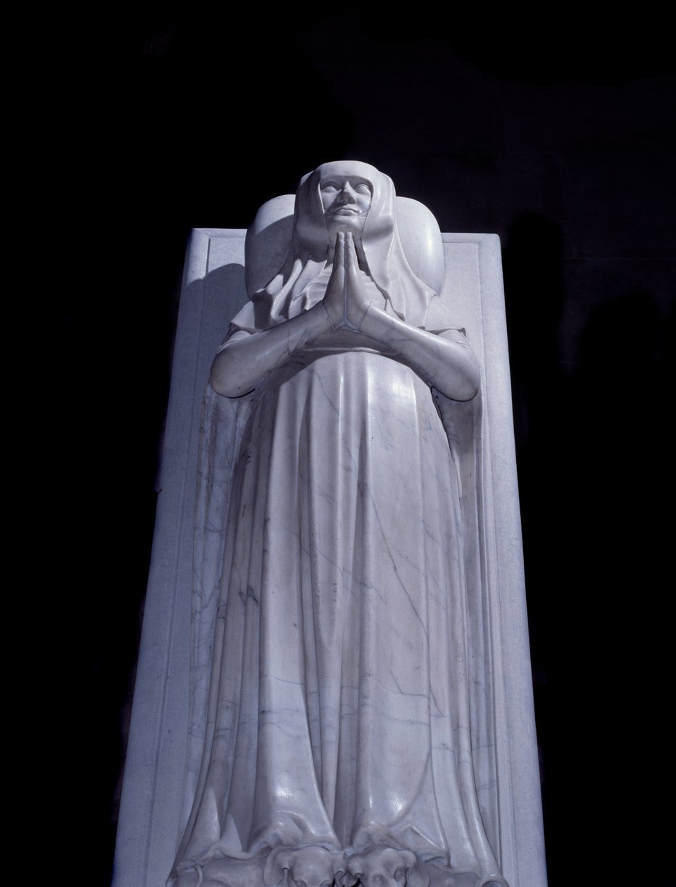Nunnan Blanche de France ljuger (1313-1358). Skulptur av graven gjord 1393. Basilica of Saint Denis. Saint Denis av Unknown artist
