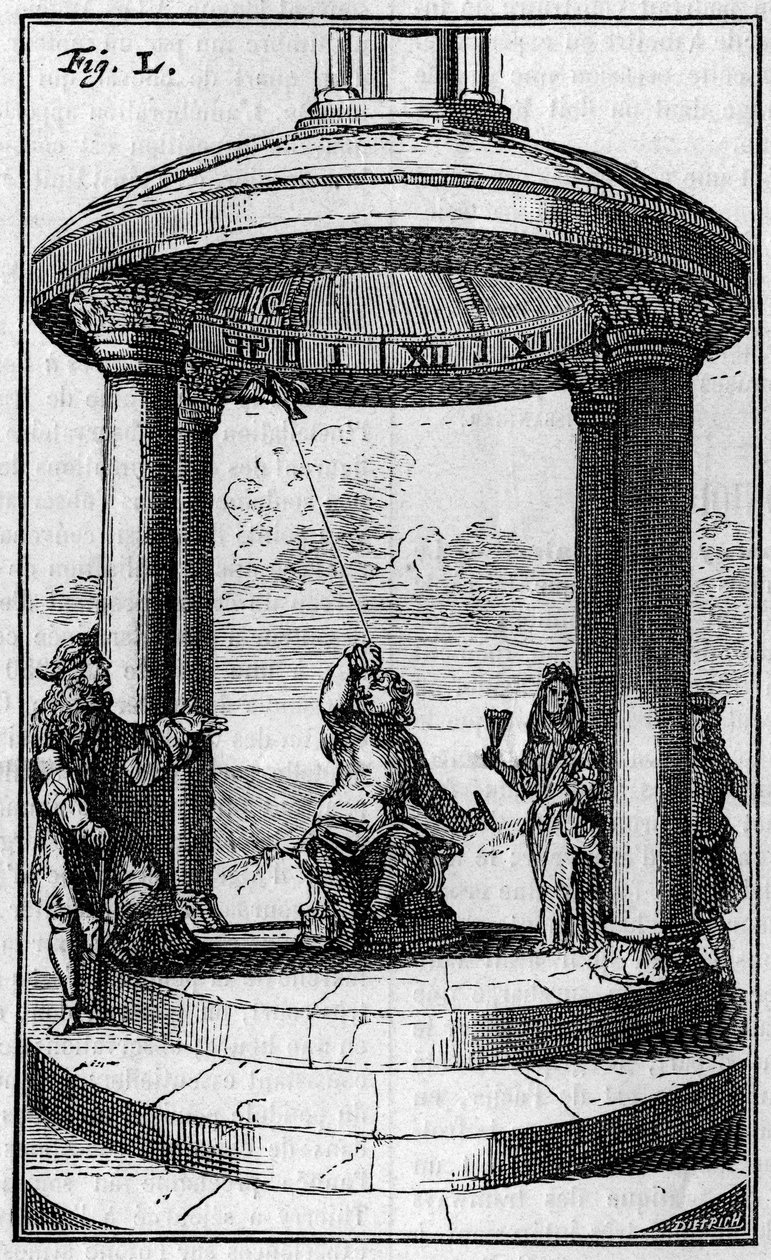 Magnetur, efter Dalence (1687). Gravyr i "" Nature: granskning av vetenskaperna och deras tillämpningar på konst och industri "" av den 7 september 1895. av Unknown artist