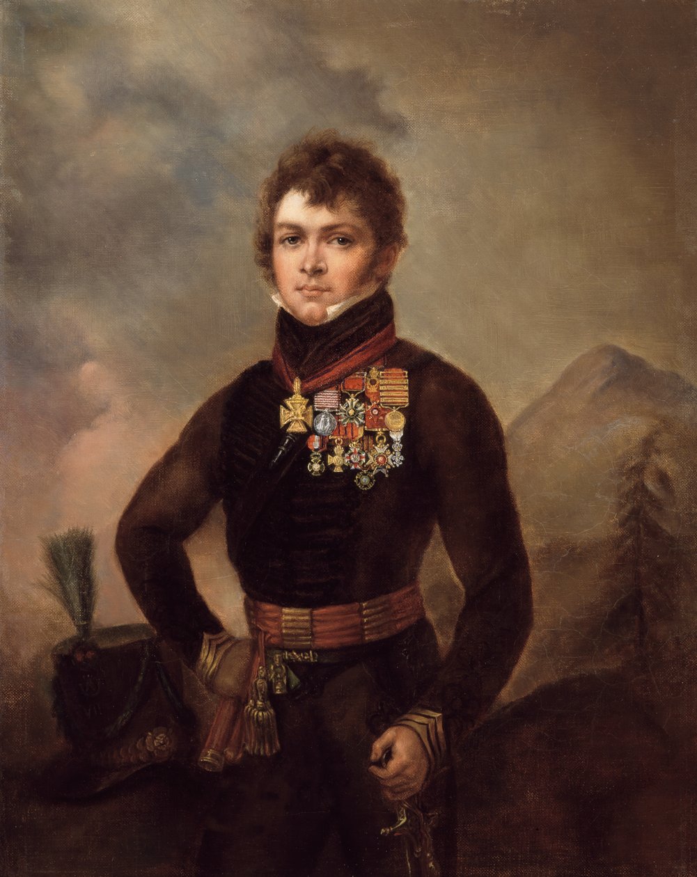 Major Sir John Scott Lillie, 7:e Cacadores, portugisiska armén, 1820 ca. av Unknown