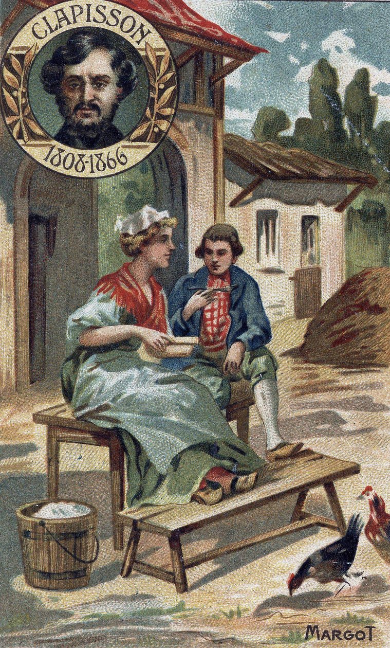 Margot operaserie från 1857 av Antoine Louis Clapisson. (1808-1866). Chromo från slutet av 1800-talet. av Unknown artist